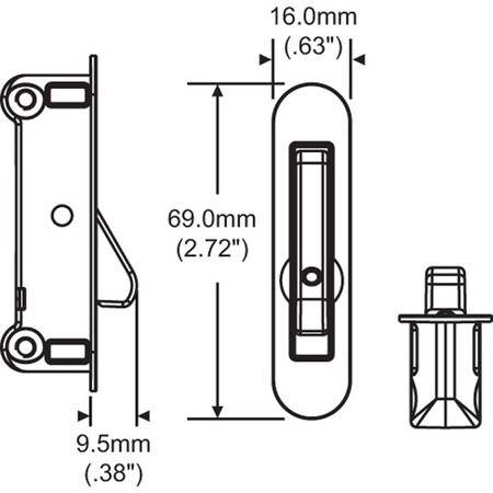 Strybuc SINGLE ACTION STANDARD SIDEFIX 50-1366SFORBZ